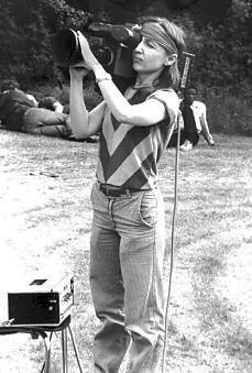 Heide-Marie an der Kamera