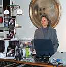 Maja vor ihrer Lesung