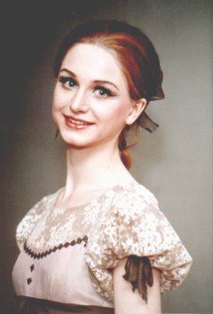 Maja als Tatjana-Double in 'Onegin'